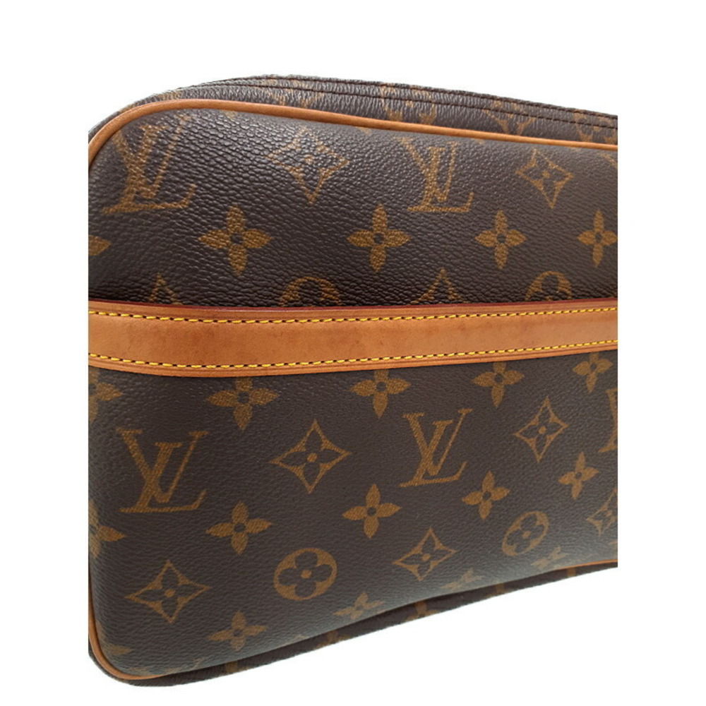 Louis Vuitton Reporter Bag Leather Brown Monogram Shoulder - Picture 5 of 8